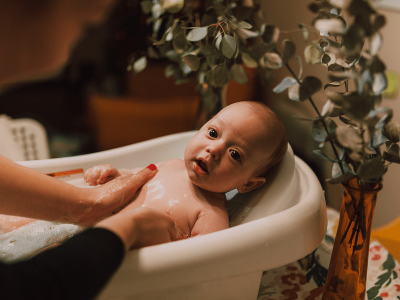 seguridad infantil en el baño
